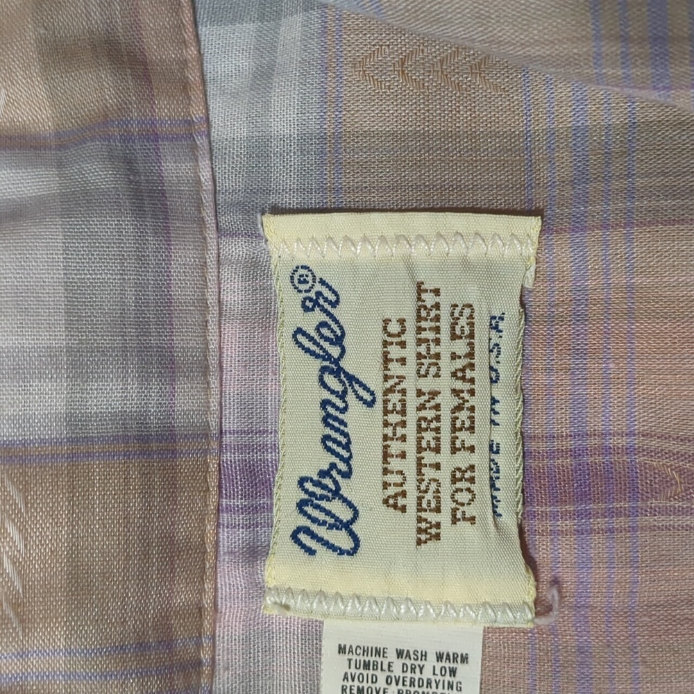 Vintage Women's Wrangler Shirt size 36 Medium - Picture 4 of 11